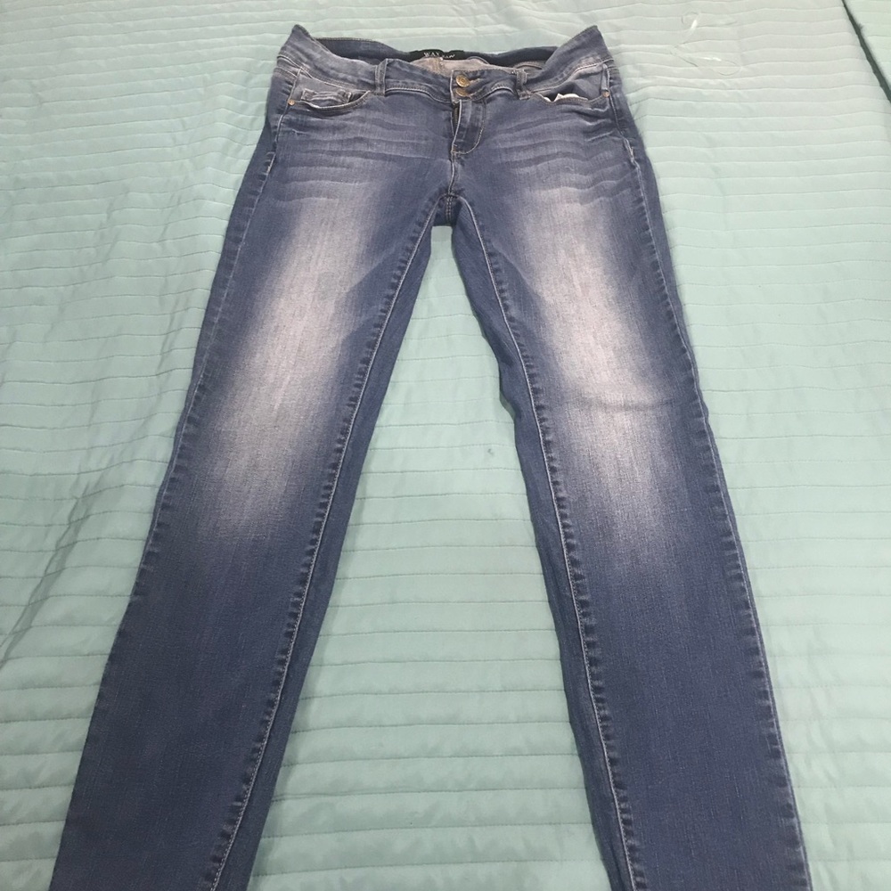 Black washed jeans